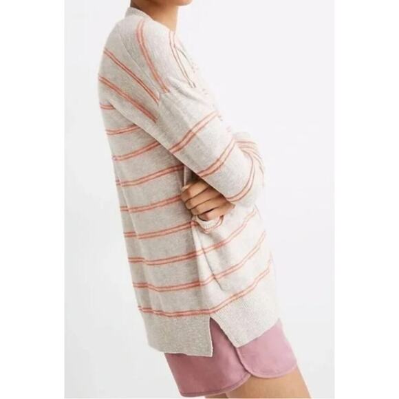 Madewell Womens Open Cardigan Sweater Size Small Open Stripe Preppy Casual Fall - Picture 2 of 11